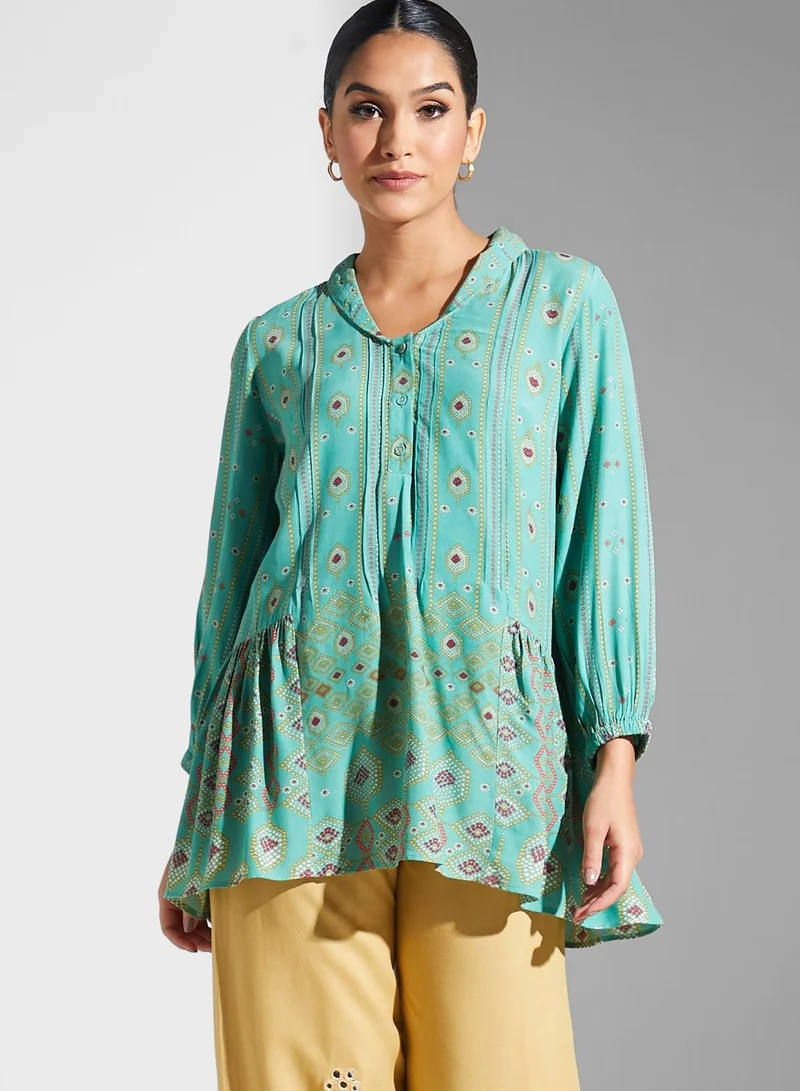RITU KUMAR Printed Short Kurti
