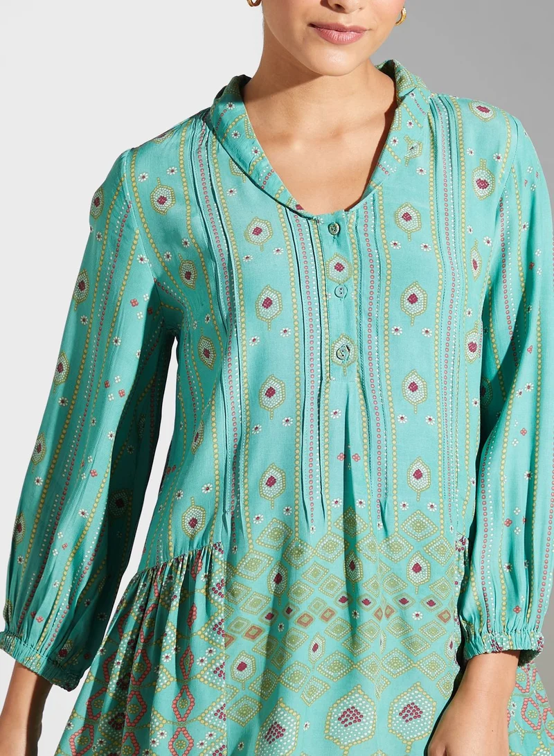 RITU KUMAR Printed Short Kurti