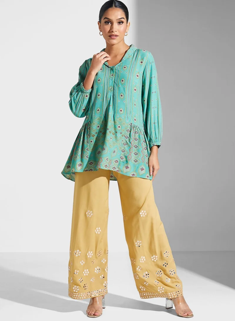 RITU KUMAR Printed Short Kurti