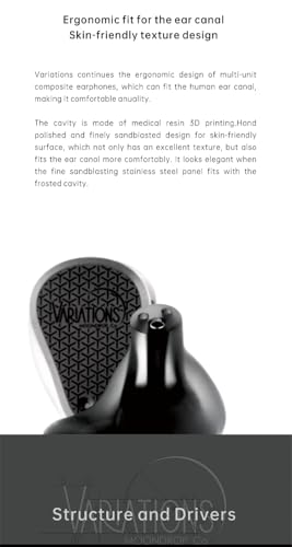 Moondrop Variations Earphone 1DD+2BA+2EST Tribrid Technology in-Ear Monitor with Interchangeable Cable - Image 5