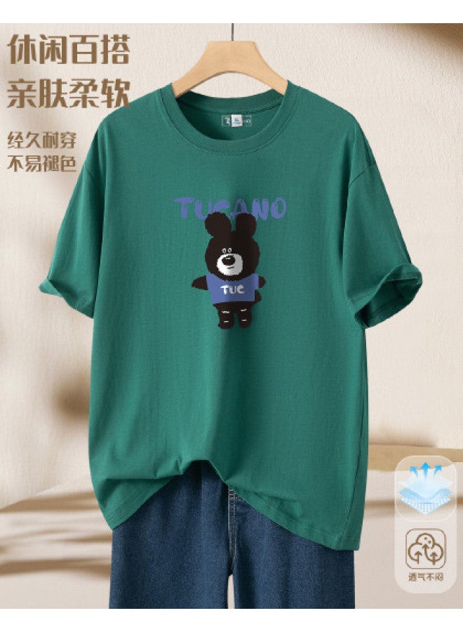 Tucano short Sleeve T-shirt Couple Set Summer Comfort Round Neck Top Casual Versatile Breathable Tee - Image 1