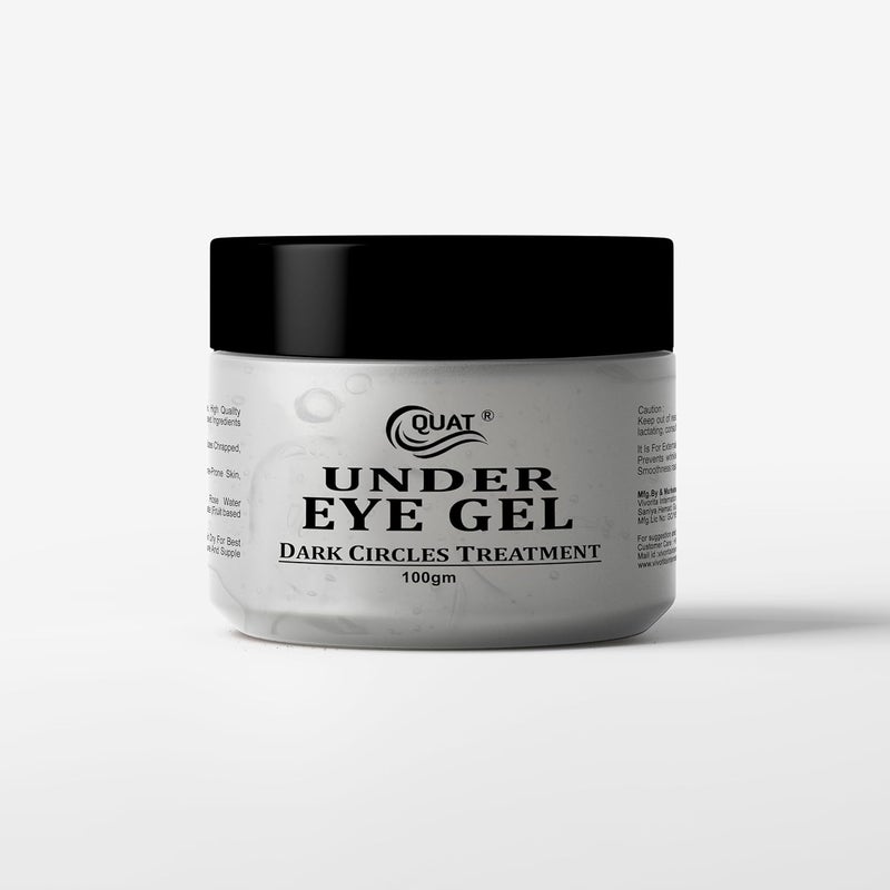 Quat Under Eye gel for Natural Glowing Skin and dark circle removal for both WomenMen 100ml - Image 1