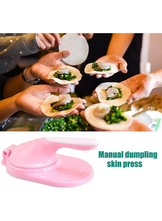 SUPAAR Dumpling Maker, Dumpling Skin Maker Dumpling Mould, Kitchen Dumpling Making Tool with Stuffing Spoon - Image 3