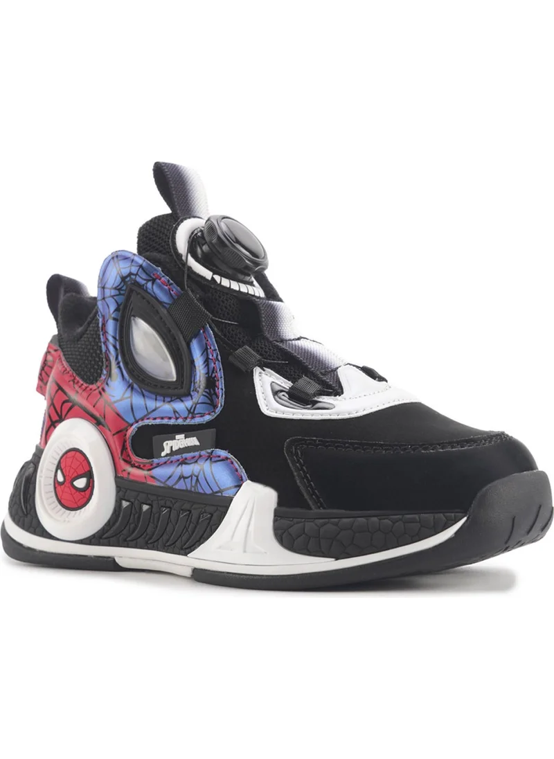 SPIDERMAN LIGHT.F4PR Black Boy's Sports Shoes