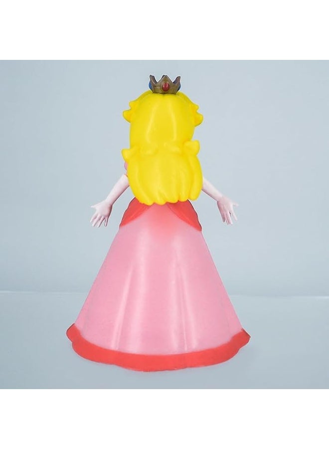 MARIO BROS AUTHENTIC Nintendo PRINCESS PEACH Figure in Collector's Box, 8 cm - Image 3