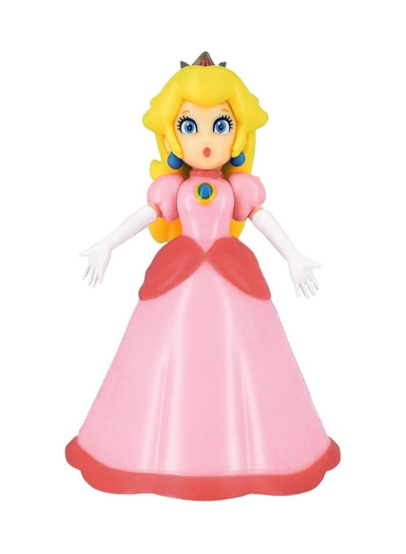 MARIO BROS AUTHENTIC Nintendo PRINCESS PEACH Figure in Collector's Box, 8 cm - Image 2