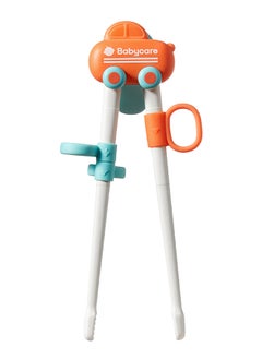 Babycare Babycare - Car Training Chopsticks Oranges – BPA-Free, Easy-to-Hold Training Utensils for Toddlers, Safety Approved  - Image 1