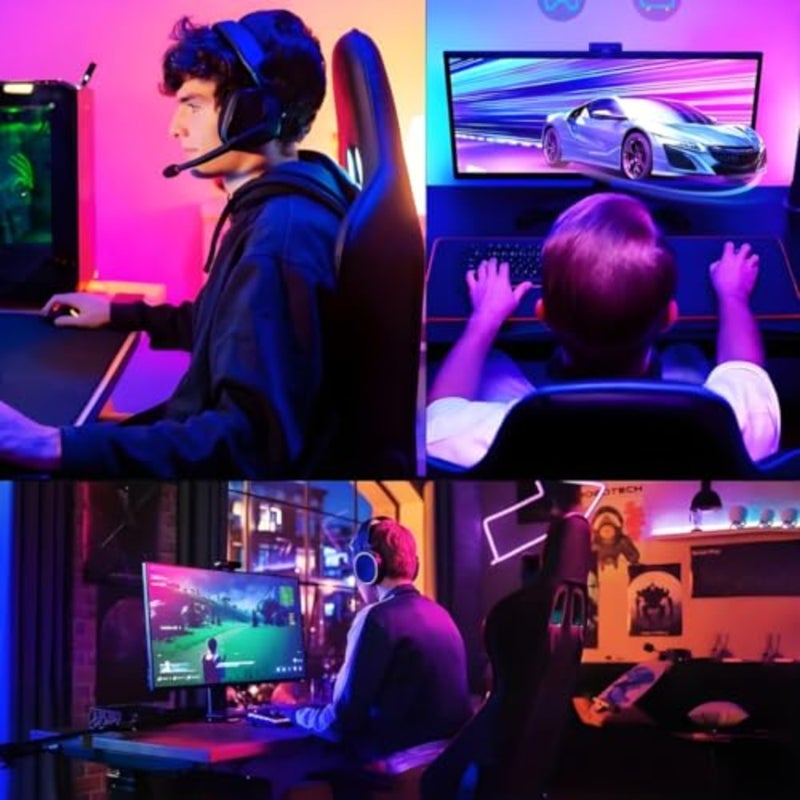 Gaming Chair Flame X1 for gamers and office use PU leather in PINKWHITE high-back ergonomic design with footrest, lumbar support, headrest, and 360 swivel - Image 5