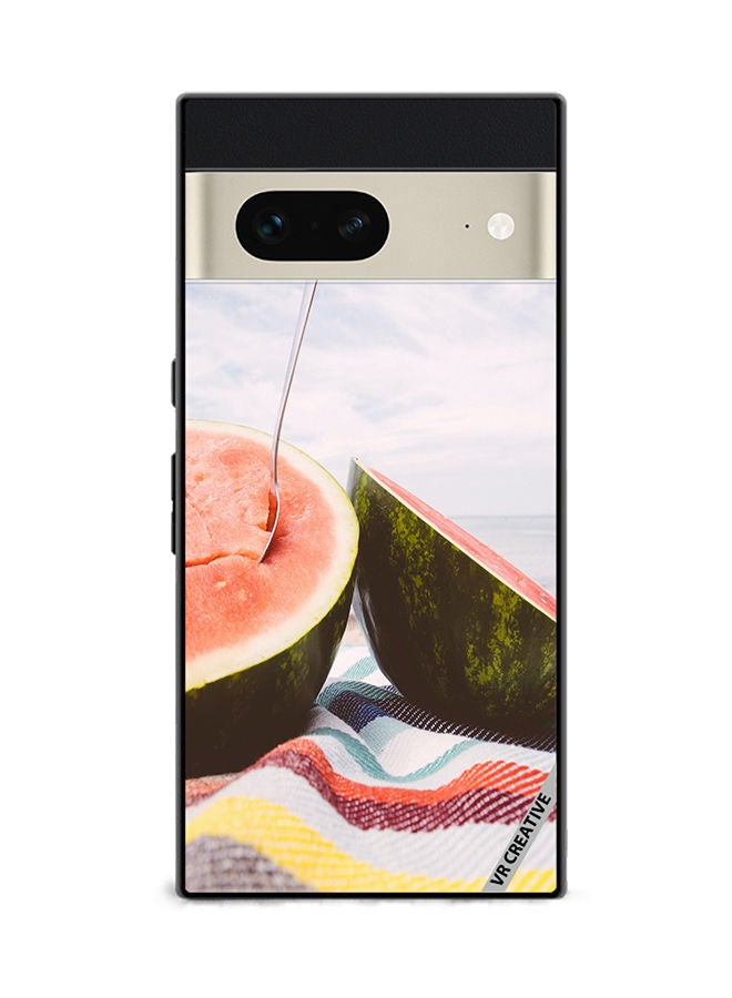 VR CREATIVE Protective Case Cover For Google Pixel 7 Melonade Design Multicolour - Image 1