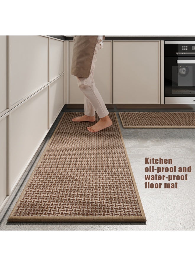 Kitchen Mat Set of 2 PCS,Oil-proof and water-proof floor mat  - Image 1