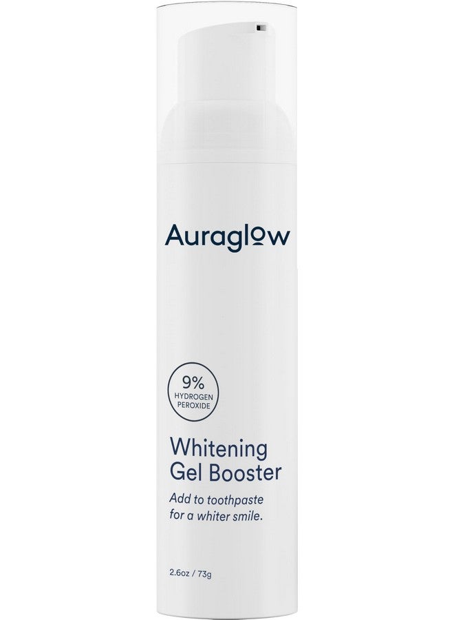 Auraglow Whitening Toothpaste Booster, Add to Toothpaste to Whiten, 9% Hydrogen Peroxide Teeth Whitening Toothpaste, 350+ Whitening Treatments, 6-Month Supply, 2.6oz - Image 1