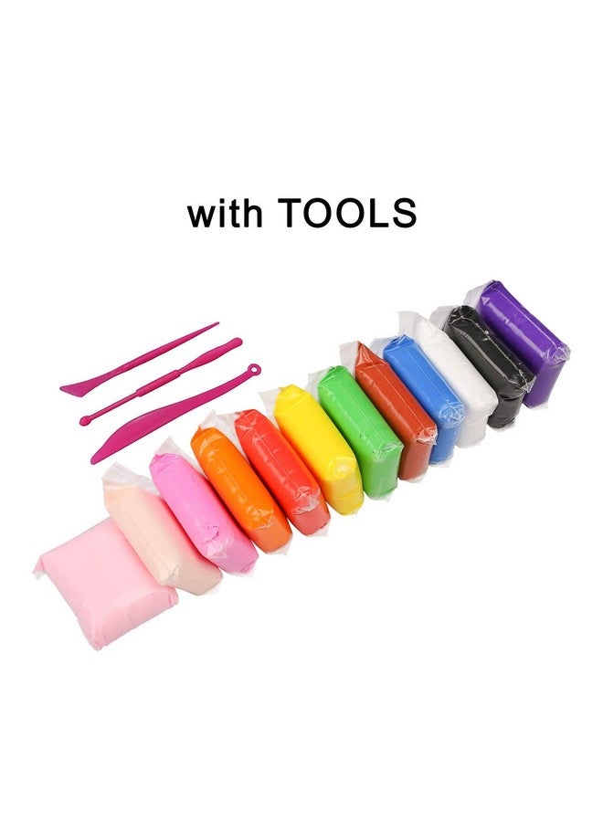 Mimi ميني® طين فني خفيف الوزن للغاية مع مجموعة أدوات النحت والتشكيل للفتيات والفتيان؛ للأطفال فوق 5 سنوات (عبوة من 12)  - Image 3