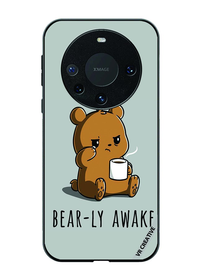 VR CREATIVE Protective Case Cover For Huawei Mate 60 Bearly Awake Design Multicolour - Image 1