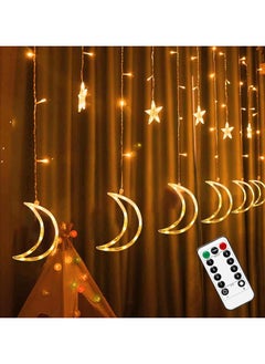 TYCOM Led Lantern String Lights Moon Star Light Window Curtain String Lights Decoration Ball Bubble Ball Lamp with Remote Control Warm White 