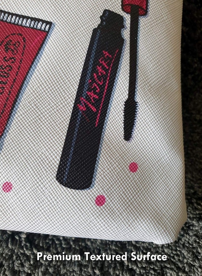 STORE 2508 Store2508 Multipurpose Waterproof Zippered Travel Pouch Bag Organiser for Cosmetics, Toiletries, Medicine, Stationary. (Design AG) - Image 4