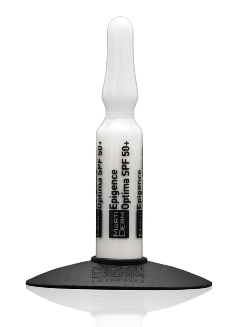 مارتيديرم واقي الشمس مارتيديرم بلاك دايموند إبيجينس أوبتيما SPF50+، عبوة من 30 أمبولة - Image 2