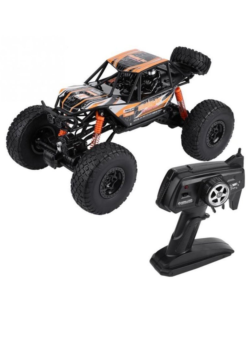 Large High Speed Four-wheel Climbing Vehicle Model Bigfoot Monster Off-road Remote Control Racing Toy Durable orange - Image 2
