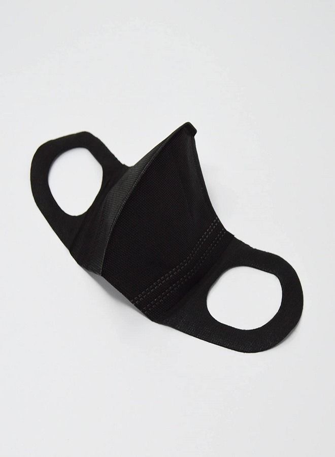 Pack Of 25 3D Face Mask Black for Adults - Image 2