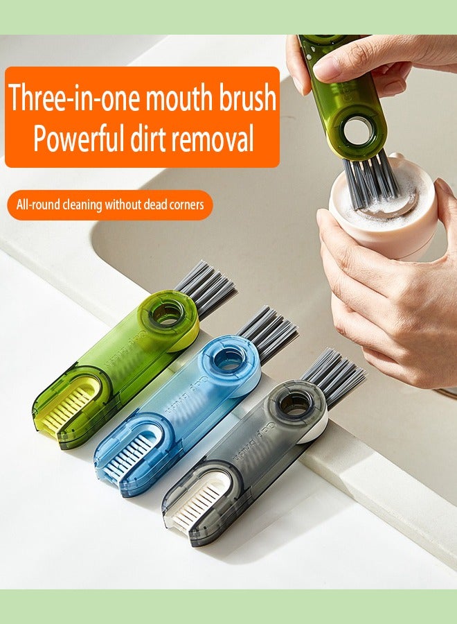 Vacuum Cup Brush , Bottle Mouth Brush , Multifunctional Cleaning Brush , Cup Lid , Tea Cup Three in One Gap Brush - Image 4