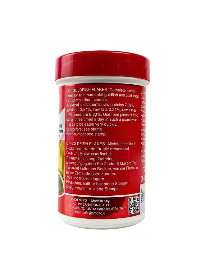 Prodac Fish Food Goldfish Flakes For Aquarium Goldfish And Cold Water Fish- 12gms - Image 2