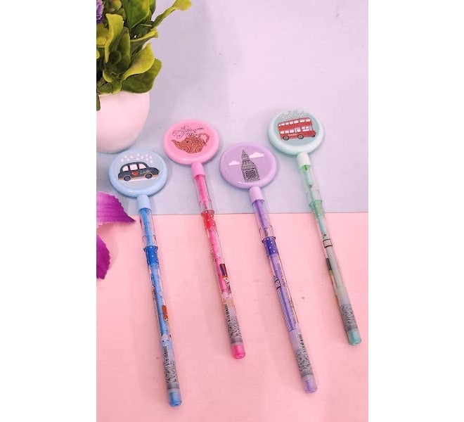 Tera13 Return Gifts for Kids - Puzzle Game Pencil for Girls (20 Pcs), Writing & Drawing Pencil for School, Cartoon Pencil Kanjak Gifts - Image 2