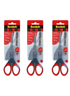Scotch  3 Piece Scotch Precision Scissors 7 Inch (18 cm) Stainless Steel Blades 