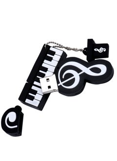 Generic Musical Instrument USB Flash Drive Cute Cartoon U Disk Guitar Violin U Disk Souvenir 64GB Gift Creative Gift Musical Note-Color:6-Capacity:64GB  - Image 4