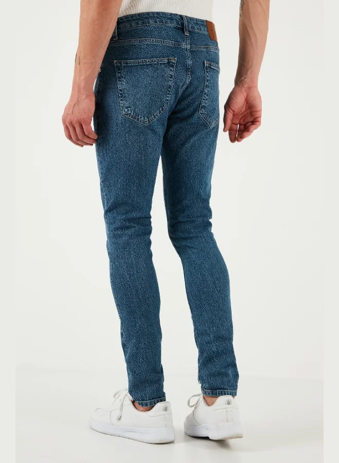 Buratti  Buratti Stretch Cotton Slim Fit Normal Waist Skinny Leg Jeans Men's JEANS 1115S60NAPOLI for Men | Best Price UAE