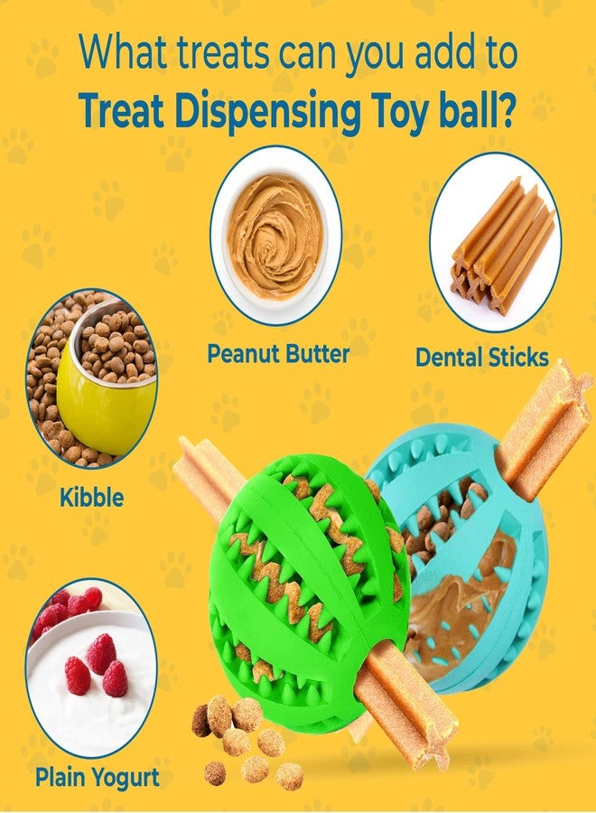 SunGrow 2-Pack Dog Treat Balls, Puzzle Food Interactive Treat Dispensers, Hide Treats Inside, Puppy Treat Dispensers for Training, Small Dog Enrichment Balls for Boredom, Mental Stimulation for Puppy - Image 3