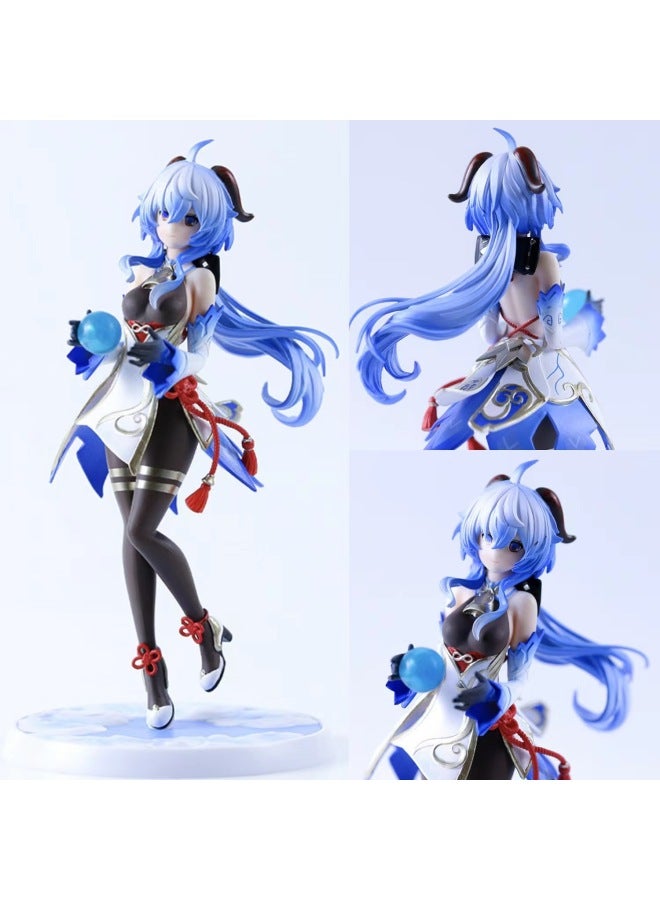 Wholesale Walnut Keli Ganyu Sent Meng Linghua Lightning General Hand-held Secondary Swimming Doll Ornaments Scene Model 