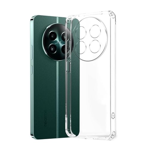 Spazy Case® Realme Narzo 70x 5G Back Cover | Protective Soft Transparent Shockproof Hybrid Protection Back Case Cover for Realme Narzo 70x 5G - Image 1