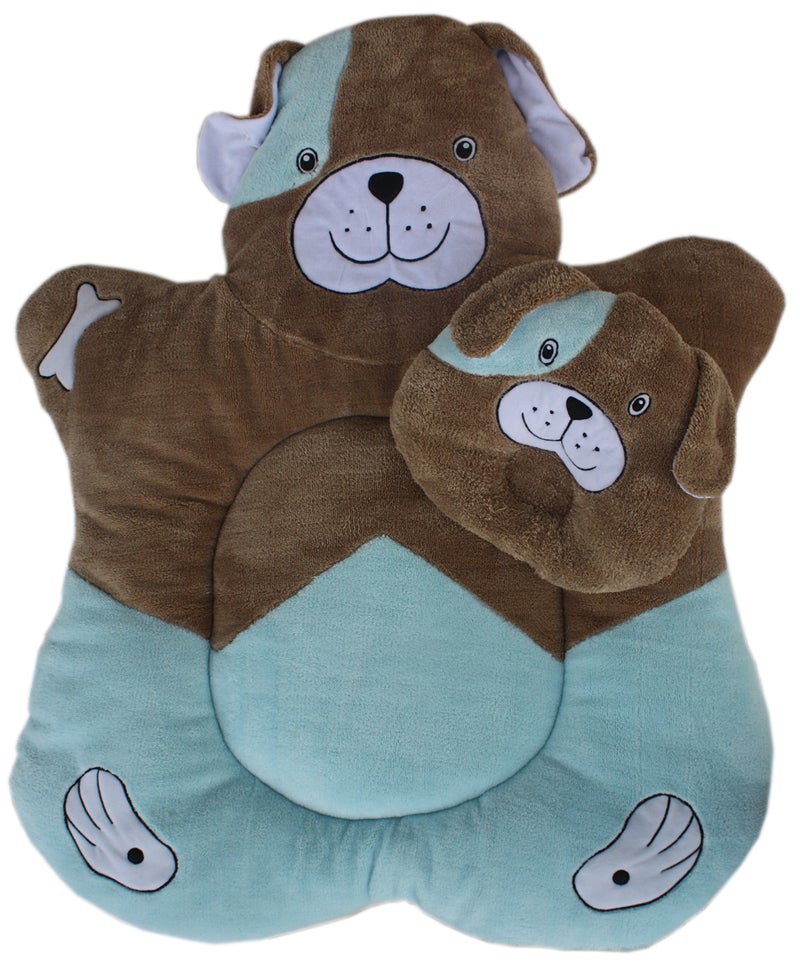 Amardeep Super Soft Baby Bedding Set with Pillow Blue 120x80 cms - Image 1