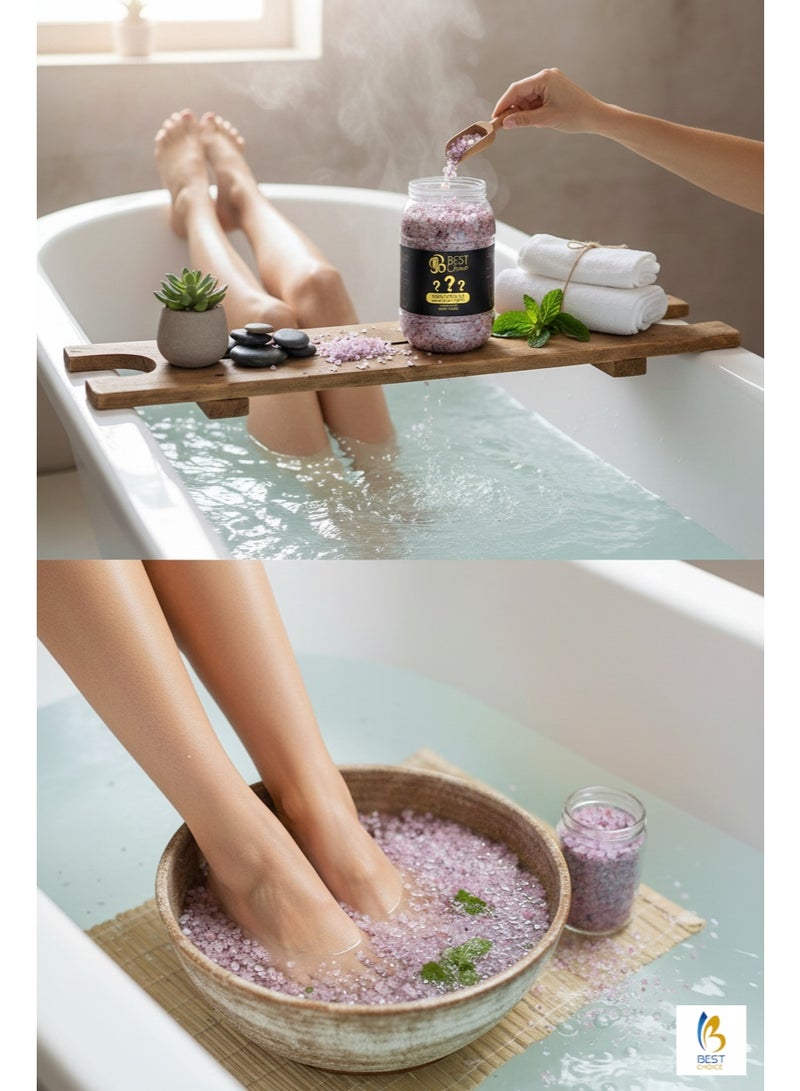 Best Choice Dead Sea Salt Premium Natural Bath Salt 5Kg Jar for Skin Body Hair Care and Relaxation - Coral - Image 2