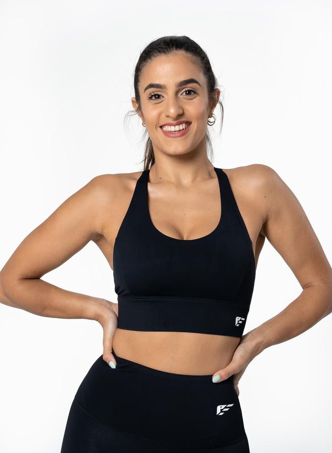 PALMFIT Women Black Evolve Seamless Active Sports Bra - Image 3