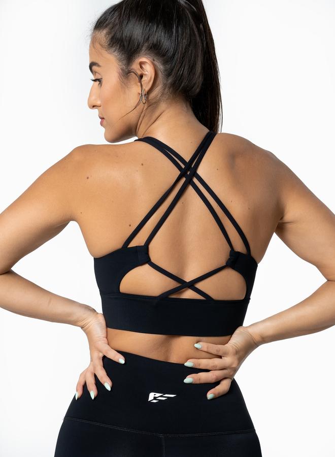 PALMFIT Women Black Evolve Seamless Active Sports Bra - Image 5