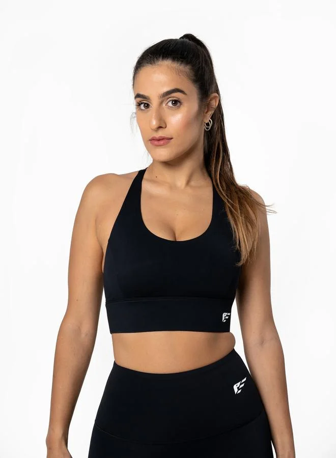 بالم فيت حمالة صدر رياضية نسائية  سوداء بدون خياطة