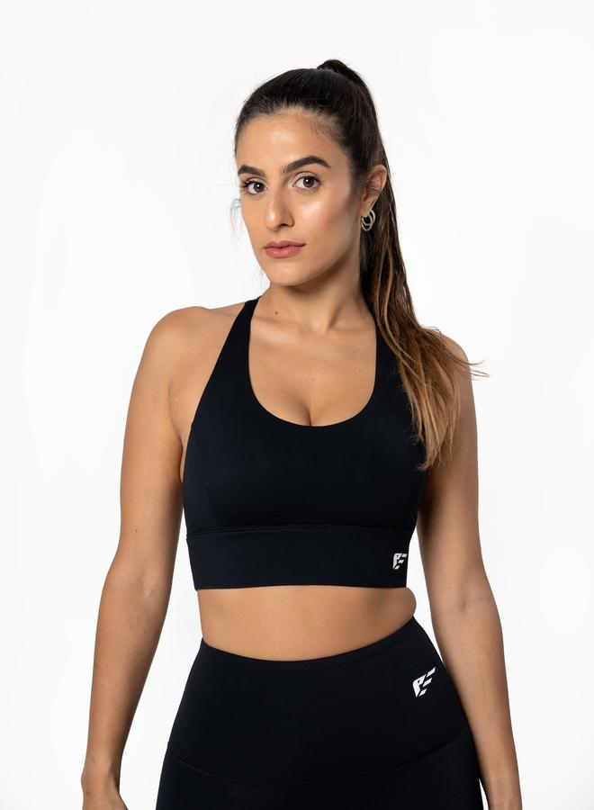 PALMFIT Women Black Evolve Seamless Active Sports Bra - Image 2