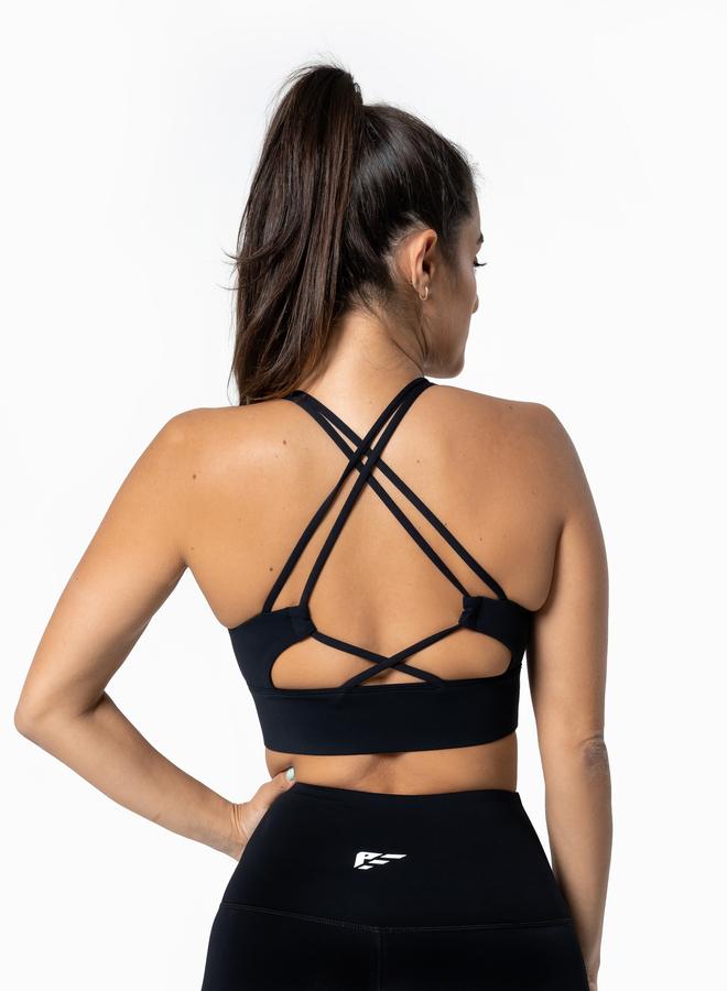 PALMFIT Women Black Evolve Seamless Active Sports Bra - Image 4