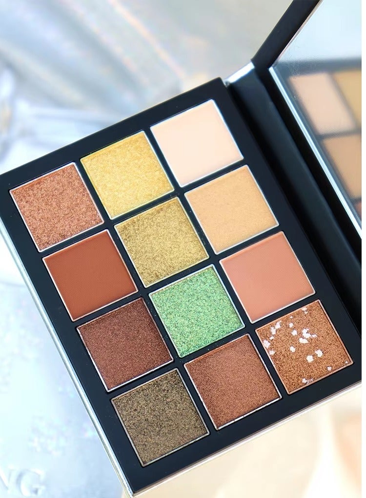 Magique Tipsy Jungle Eyeshadow Palette 12 Colors - Image 1
