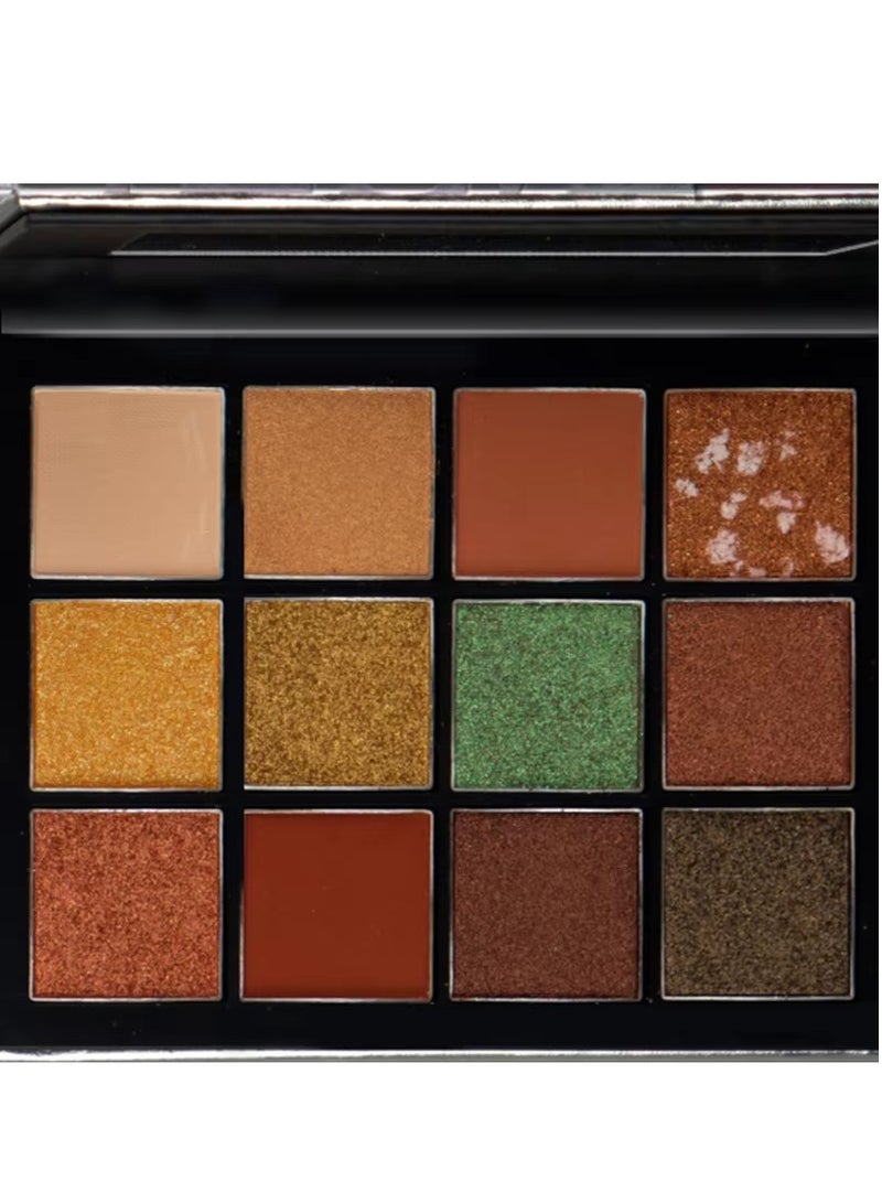 Magique Tipsy Jungle Eyeshadow Palette 12 Colors - Image 2