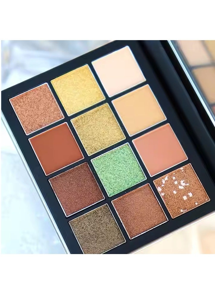 Magique Tipsy Jungle Eyeshadow Palette 12 Colors - Image 4
