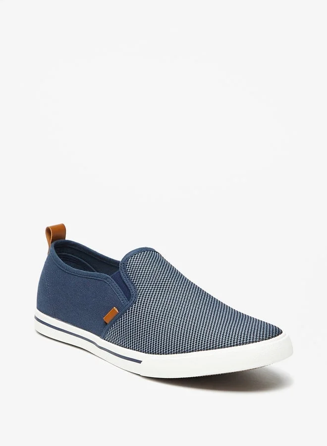 Lee Cooper NAVY Men's Slip-On Canvas Shoes for Men | Best Price UAE