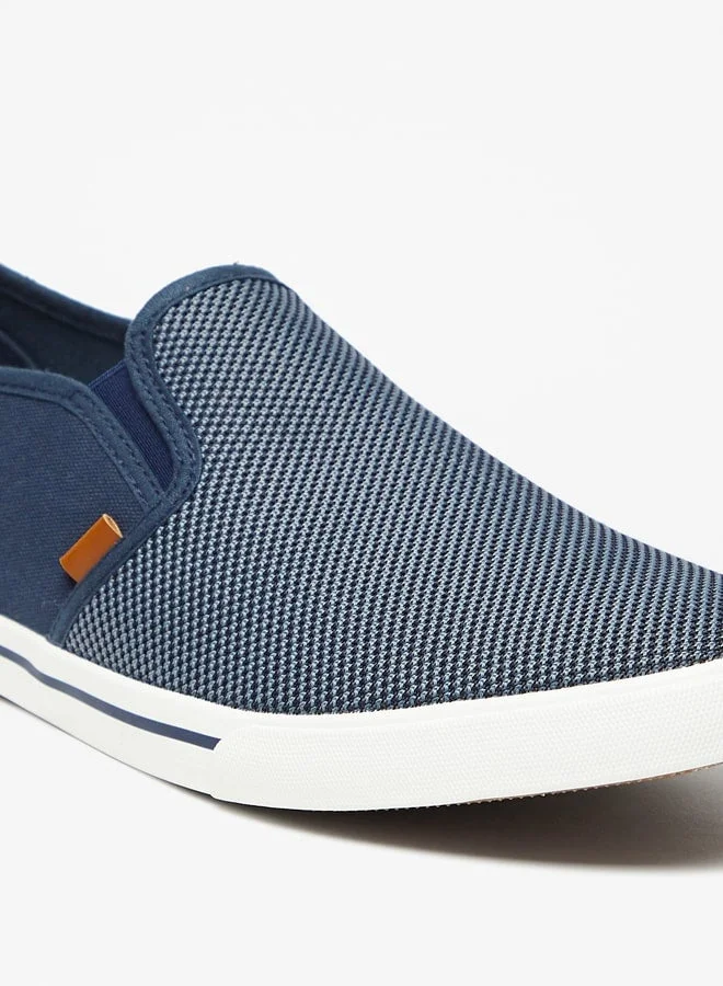 Lee Cooper NAVY Men's Slip-On Canvas Shoes for Men | Best Price UAE