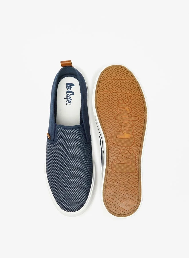Lee Cooper NAVY Men's Slip-On Canvas Shoes for Men | Best Price UAE