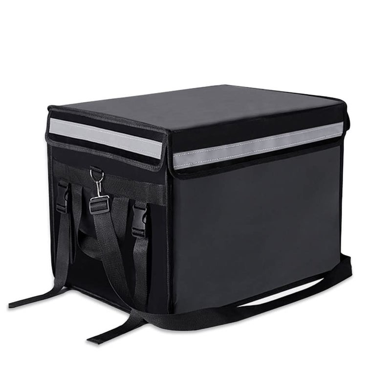 TooCust Insulated Bags For Food Delivery XXXL- 20.5" x 16.5" x 16.5", Commercial Insulated Food Delivery Bag w/Divider, Waterproof & Foldable Catering Bag Food Deliveries, 15 inch Pizza Delivery Bag - Image 1