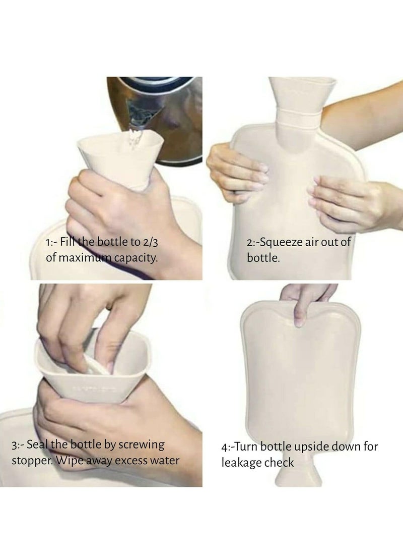 Lifenpure Lifenpure™  Hot Water Bag 2 Liter with Knit Cover  - Image 5