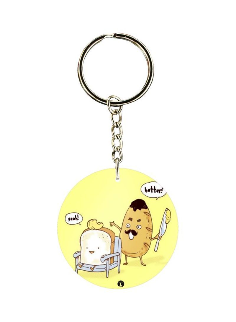 RKN Cartoon Printed Double-Sided Keychain