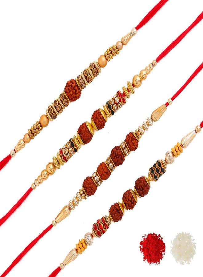 Religious Rudraksha Rakhi Squad