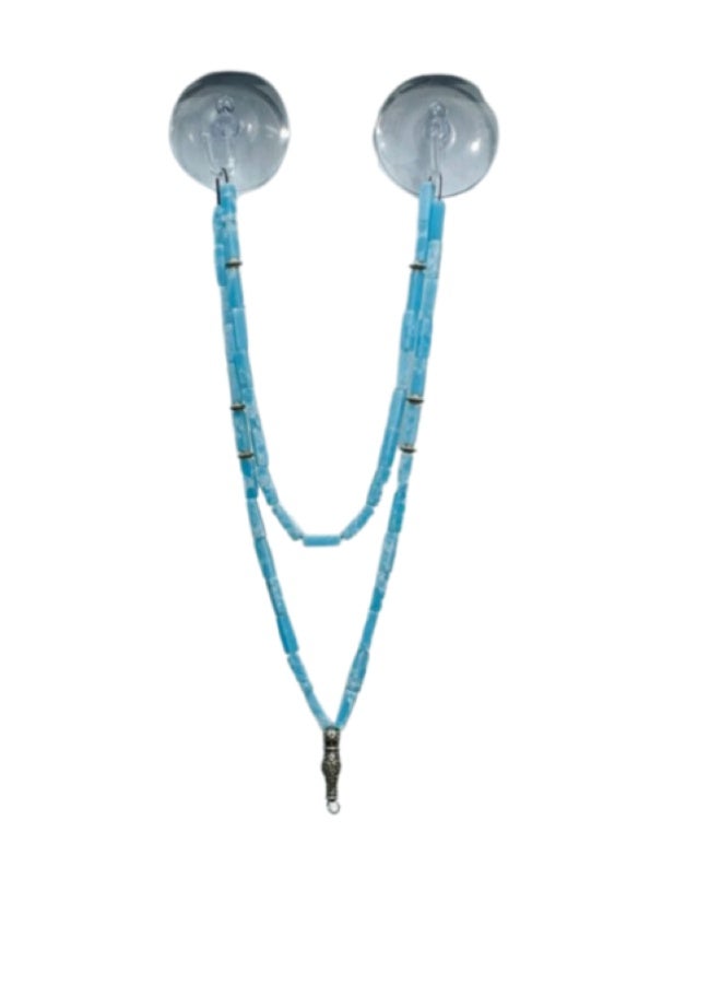 Bakalite Rosary Beads 15.8x6mm - Light Blue