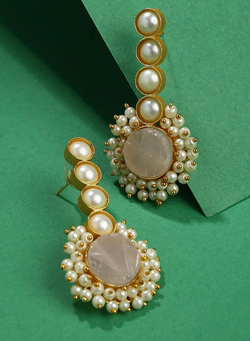 SOHI Contemporary Artificial Drop Earring Jewellery